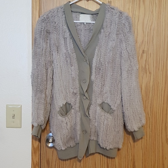 Phillip lim rabbit fur cardigan sweater luxury - Picture 3 of 7